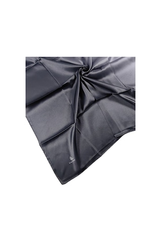 Mim Eşarp Mısırlı Eşarpları Degrade Kristal Sport Bulut Desenli Polyester Eşarp Koyu Gri - Gümüş