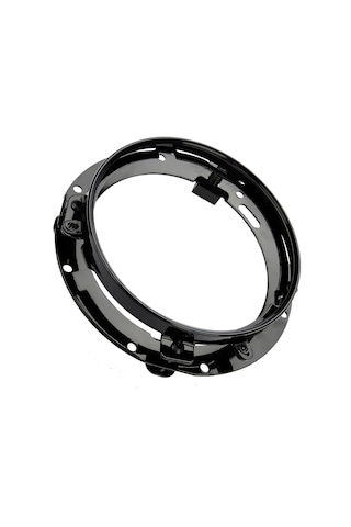 Yaozixa Jeep Wrangler Jk 2007-2016 Ve Motosikletler İçin 7 İnç Led Far Sabitleyici, Alüminyum Alloy Dayanıklı, Titreme Azaltıcı Yaylı Siyah Tutucu