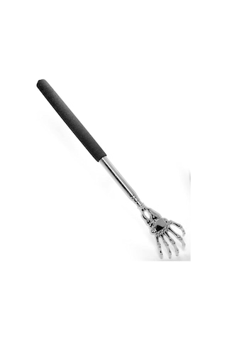 Sırt Kaşıyıcı Uzayabilen El Şeklinde Metal Sırt Kaşıma Aleti 1 Adet- Kaşıyıcı Masaj Aleti Siyah