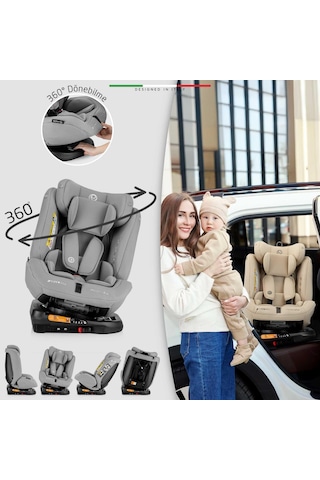 Elele Modenafix 2 360 Dönen I-size Oto Koltuğu İsofix 40-150 Cm 0-36 Kg Yeşil