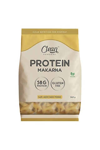 Clean Powders Protein Makarna Sarı Mercimek 240 Gr 2 Adet - Aromasız