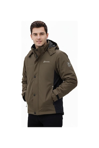 Dynamo Erkek Kapüşonlu Spor Mont 2 Parça Regular Fit 3362 Bgl-st04898 Açık Kahverengi