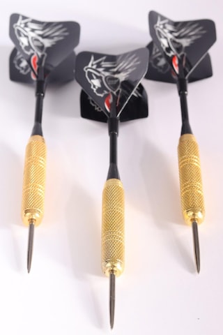 Delta Dart Oku 3'lü Set Çelik Uç + Pirinç Gövde + Renkli Kanat 18 G