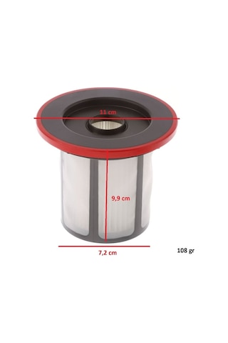 Bosch Unlimited 6 Bcs612gb Bcs61113 Bbs611w2tw Uyumlu Şarjlı Süpürge Hepa Filtresi 12033215