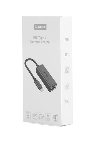 Dark Dk-nt-u31lan Usb3.1 Type-c To 10-100 Lan Ethernet