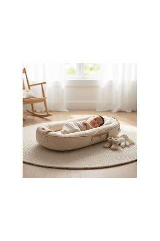 Baby Nest Katlanır Bebek Yuvası Ekru