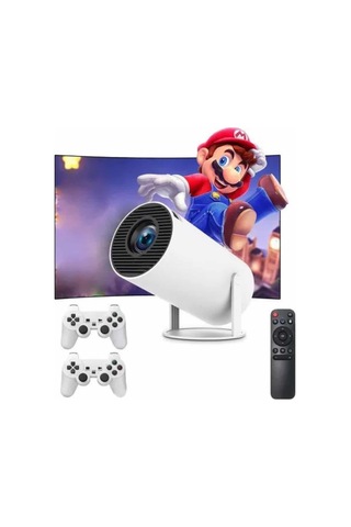 Taşınabilir Android Projeksiyon Ayaklı Çift Kollu 4k Çözünürlüklü Sinema Projeksiyonu