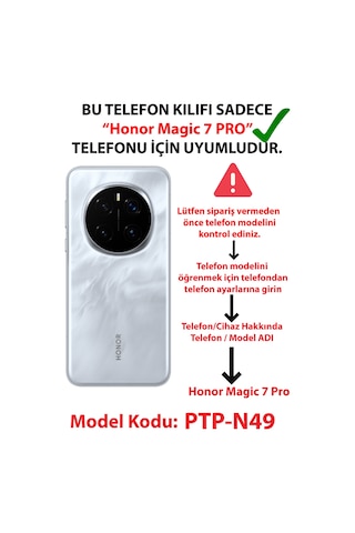 Honor Magic 7 Pro Uyumlu Şeffaf Silikon Kılıf Renkli