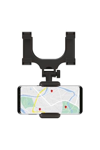 Polosmart PSM82 Dikiz Aynası Telefon Tutucu Siyah