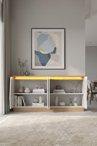 Bohem Konsol Mdf Kapak Altın