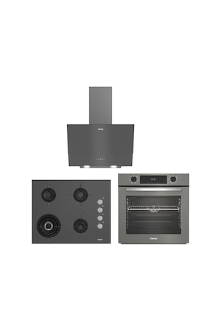 Altus ALA 322 G - ALA 189 DG - ALA 540 B Gri Ankastre Set