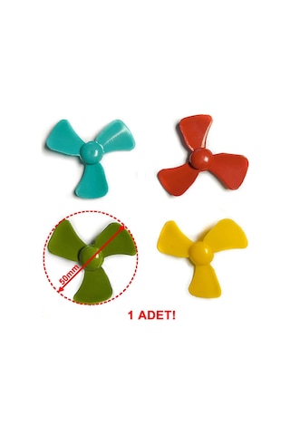 50mm 3 Kanat Oyuncak Pervane Rüzgar Gülü Su Botu Rc Dıy Motor Propeller