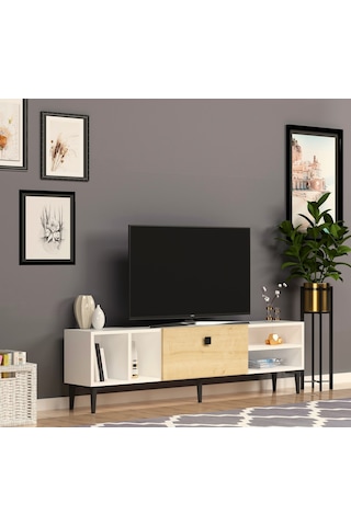 Sole Tv Ünitesi Beyaz Safirmeşe