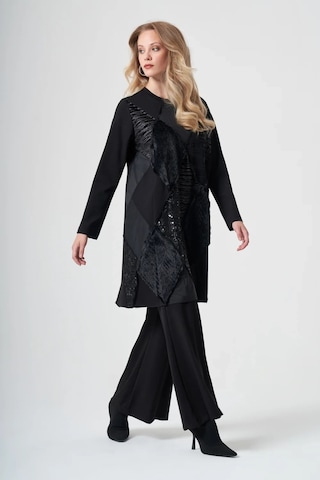 Misswhence Patchwork Tunik 40009 Siyah