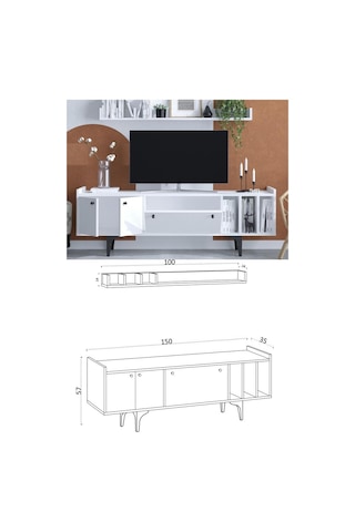 Decormet Rigel Tv Ünitesi Dec0021 Çok Renkli