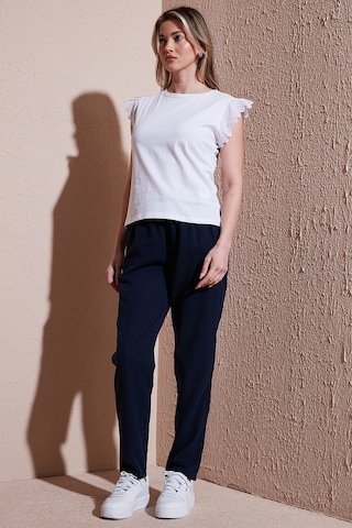 Fashion Friends Bayan Pantolon 25y0477k1 Lacivert Lacivert