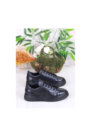 Pierre Cardin 1362002 Siyah Orijinal Ürün İç Ve Dış Hakiki Deri Sneaker Erkek Ayakkabı Siyah