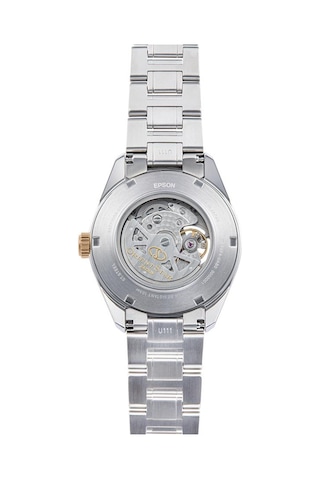 Orient Star Re-av0124g00b El Yapımı Makine Otomatik Erkek Kol Saati Gümüş