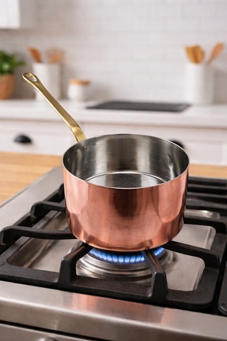 Cuvesta Modern El Yapımı Kalın 1.5mm Bakır Sütlük Sosluk 20 10cm