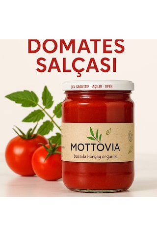 Domates Salçası 600 Gr. Organik Ev Yapımı Salça