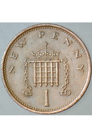 Birleşik Krallık 1 Penny 1979 Kraliçe Iı. Elizabeth. İngiltere.