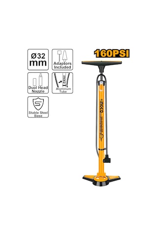Ingco Mpp3201 T Saplı Saatli Alüminyum Gövde Hava El Pompası 69cm