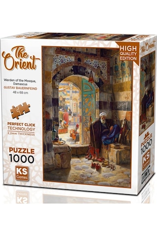Ks Games 1000 Parça Şam Cami Muhafızı Puzzle - Gustav Bauernfeind