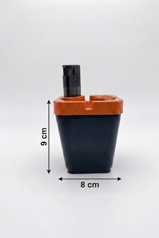 Araç İçi Çakmaklıklı Küllük 12 Adet Toptan Oto Küllük Seti 9x8 Cm