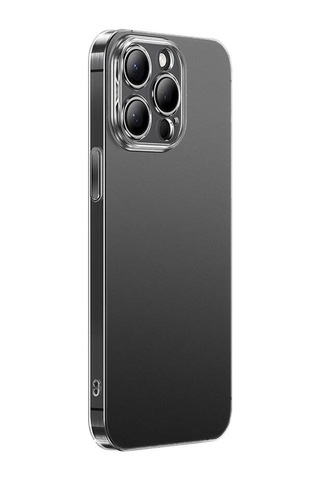 Apple Uyumlu iPhone 14 Pro Max Uyumlu Kılıf Toz Önleyici Zore Helo Kapak-şeffaf Şeffaf -