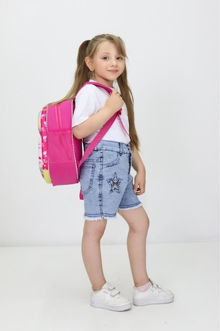 Love Barbie Temalı Pembe Rüyalar Ortopedik Anaokul Ve İlkokul Çantası Pembe