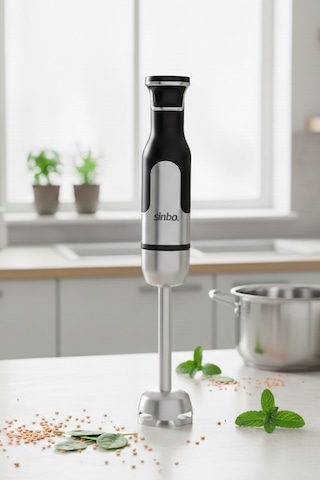 Sinbo SHB-7512 El Blender 1000W – Ayarlanabilir Hızlı, Paslanmaz Çelik Aparatlı