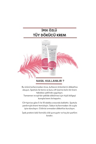 Byphasse İpek Proteini Özlü Tüy Dökücü Krem 125 ML