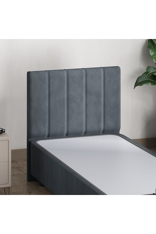 Başlık Kılıfı, Lavinya Yatak Başlık Kılıfı Antrasit 90 CM
