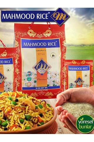 Mahmood Rice Basmati Pirinç 4 KG + Hana Bakla ve Nohut Konserve 400 G