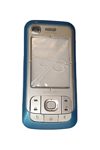 Nokia 6110n Full Kasa Kapak Tuş Takımı 6110n Uyumlu Mavi Renk Ort