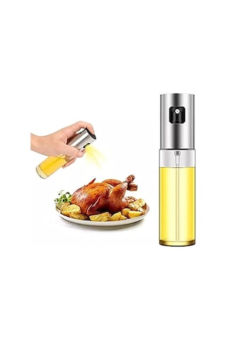 Çok Amaçlı Spreyli Sızdırmaz Cam Şişe Yağdanlık Limon Sirke Sos Püskürtücü Dağıtıcı Sprey Çok Renkli