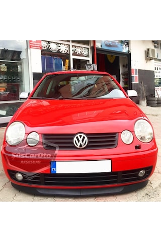 Vw Polo Mk4 - 4.5 2002-2008 Uyumlu Üniversal Astra H Lip Esnek Ön Lip 2 Parça Tampon Altı Dil Karlık Ön Ek 00 Şüscaroto Aksesuar