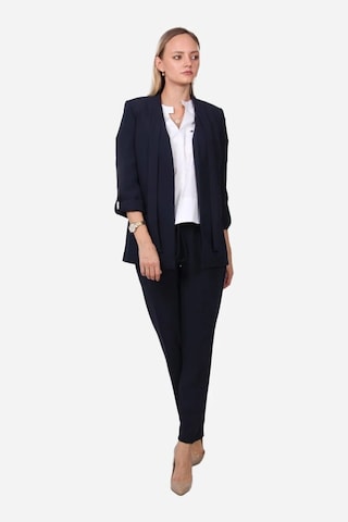 Kadın Apalet Detaylı Blazer Ceket Frn70703 Lacivert