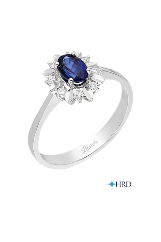 Safir Pırlanta Yüzük (389340653)