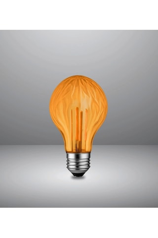 Mini Tasarım E27 Rustik Ampul Vintage Amber Kırılmaz Plastik Gövde
