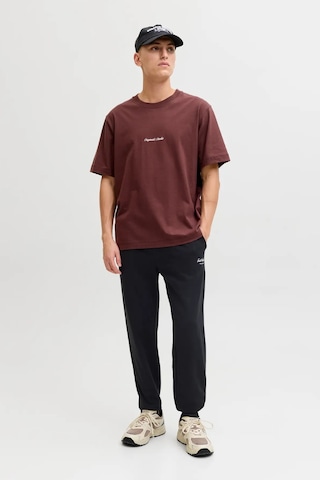 Jack & Jones Erkek Jpstgordon Logo Detaylı Çift Cepli Eşofman Altı 12288641 Siyah Siyah