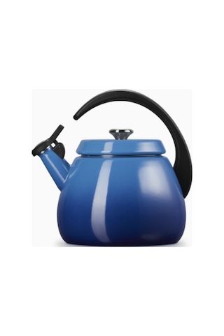 Le Creuset Su Isıtıcısı Çanı 2,1 L, Emaye Karbon Çelik, Şık Ve Dayanıklı Su Isıtıcılar Mavi 6