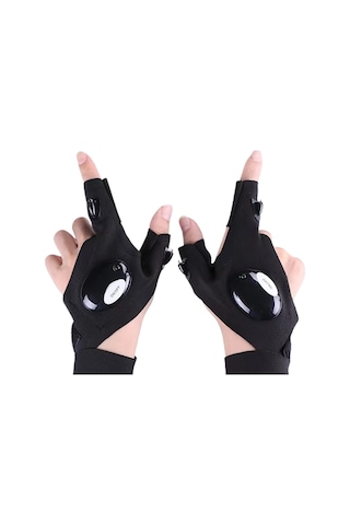 Lyon Led Aydınlatma Acil Onarım Eldivenleri Siyah