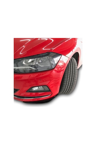 Volkswagen Polo 2018 Uyumlu Yedek Parça R Line 2 Parça Ön Lip Boy