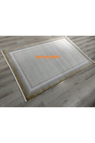 Yamalı Home Quka Halı Bodrum 7007 Sarı Gri %100 Akrilik160x230