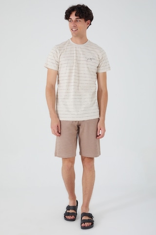 Arnetta Seagull Bej Erkek Bermuda Takım 001