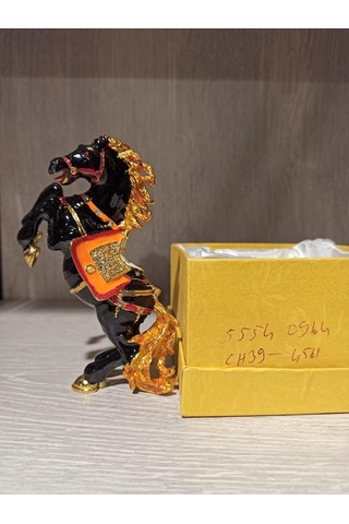 Swarovski Taşlı At Mücevherlik / Dekoratif Biblo