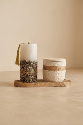 Giselle Sand Candle & Gilded Candle Edition Bej - Altın Giselle Sand Candle & Gilded Candle Edition Bej - Altın