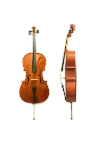 Picaldi Cg106 4/4 Profesyonel Çello Seti Tam Boy Çello Standartları Zengin Harmonik Yapı Abanoz Klavye Ve Güçlü Ses Hacmi