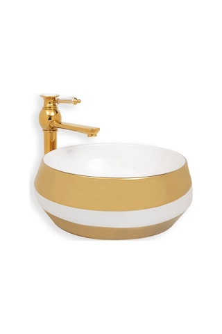 Eva Banyo Lena E-8131 Tezgah Üstü Porselen Lavabo
